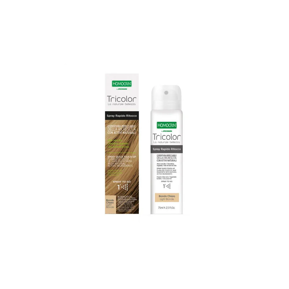 Homocrin Tricolor Hair Spray Color: Ligth Blonde 75ml