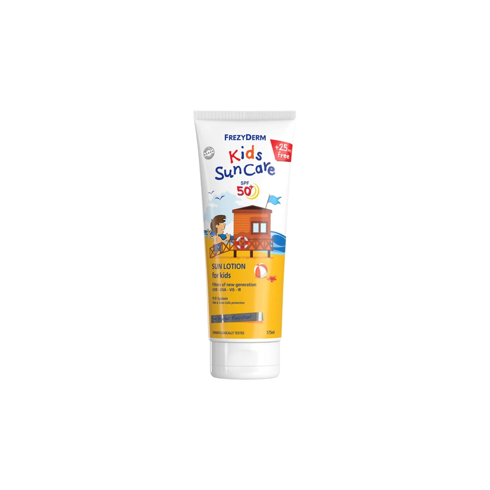 Frezyderm Suncare Kids Lotion SPF50+ Children's Sunscreen Lotion For Face & Body 175ml
