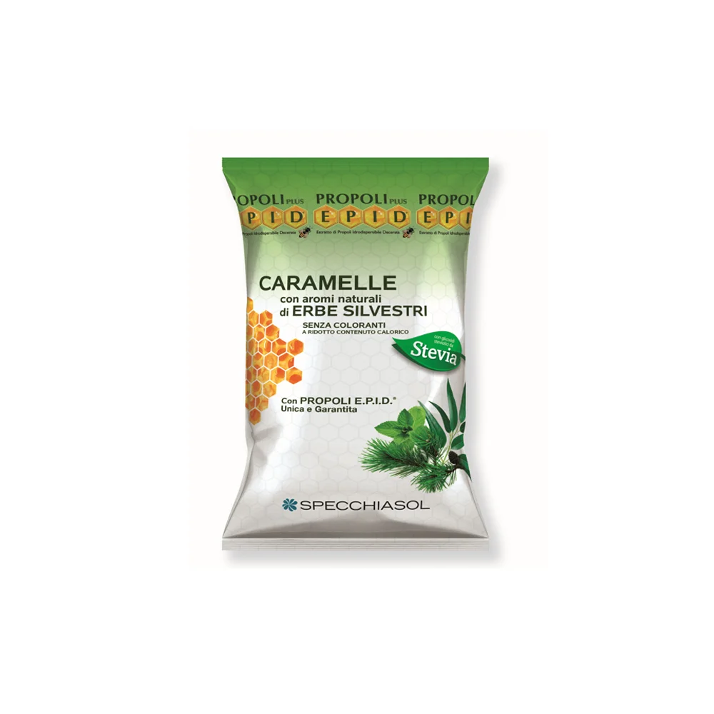 Specchiasol Epid Natural Herbs Candies Καραμέλες Για Τον Ερεθισμένο Λαιμό 67gr