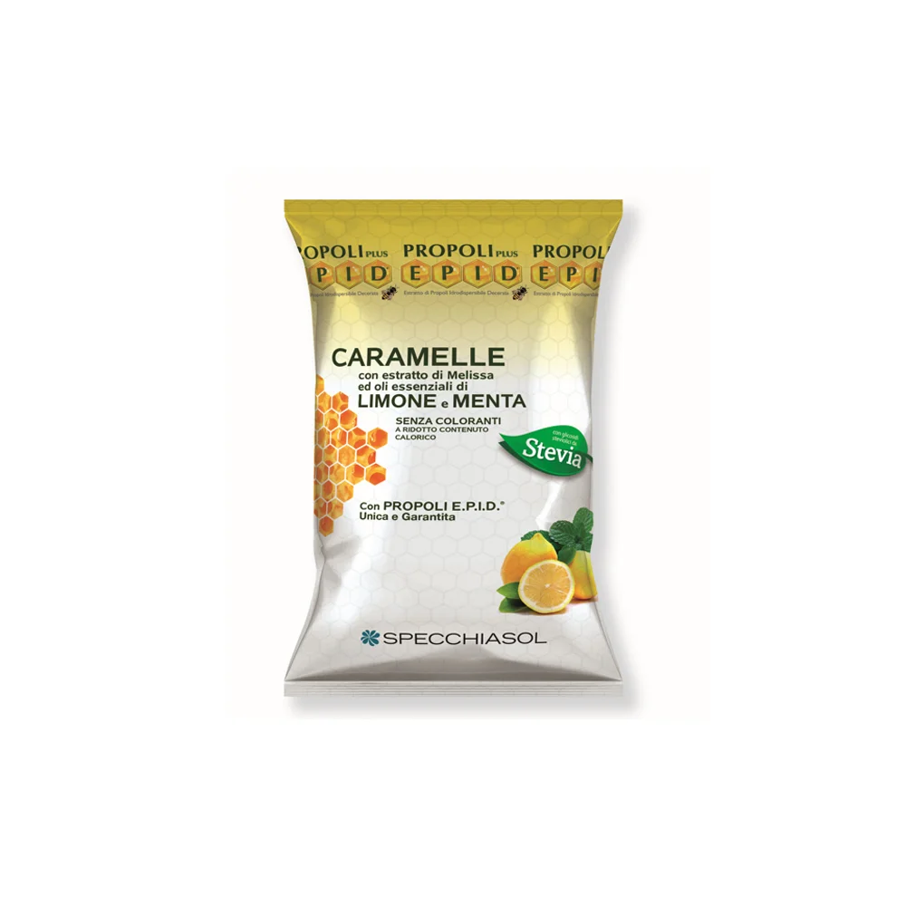 Specchiasol Epid Caramelle Limone Καραμέλες Για Ερεθισμένο Λαιμό 67.2gr