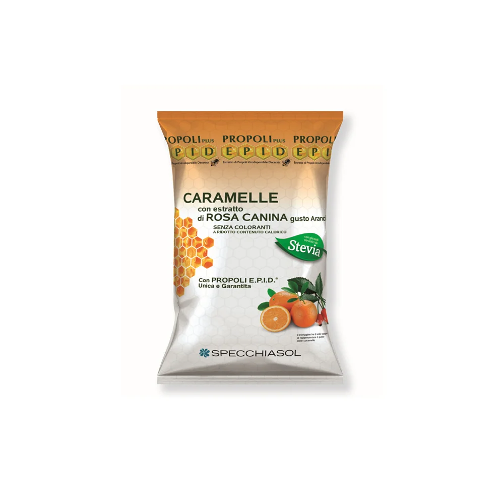 Specchiasol Epid Caramelle Rosa Canina Καραμέλες Για Τον Ερεθισμένο Λαιμό 67.2gr
