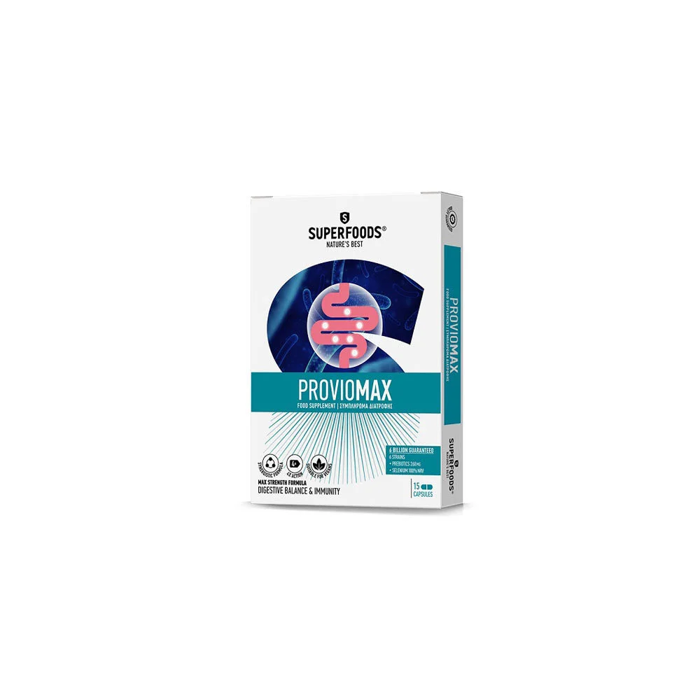 Superfoods Proviomax Dietary Supplement Probiotics 15 capsules