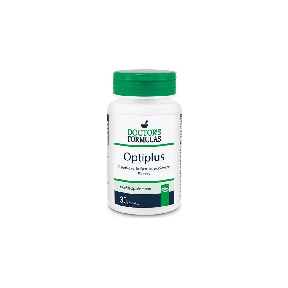Doctor's Formulas Optiplus Συμπλήρωμα Διατροφής Για Τη Διατήρηση Φυσιολογικής Όρασης 30 κάψουλες