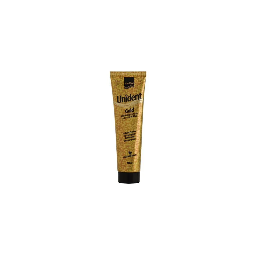 Intermed Unident Gold Whitening Toothpaste 100ml