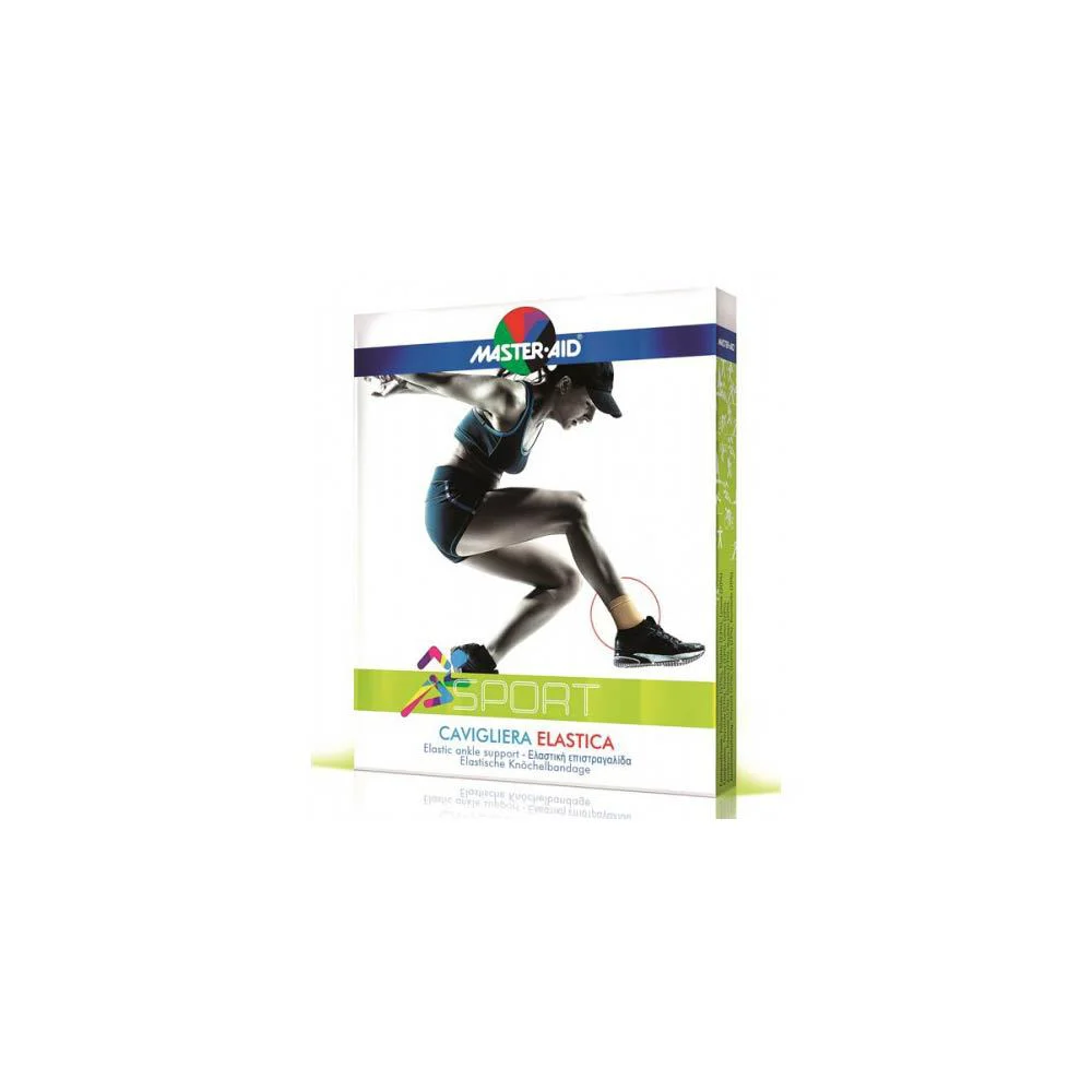 Master-Aid Sport Elastic Ankle Brace Medium (21-23) 1 picie