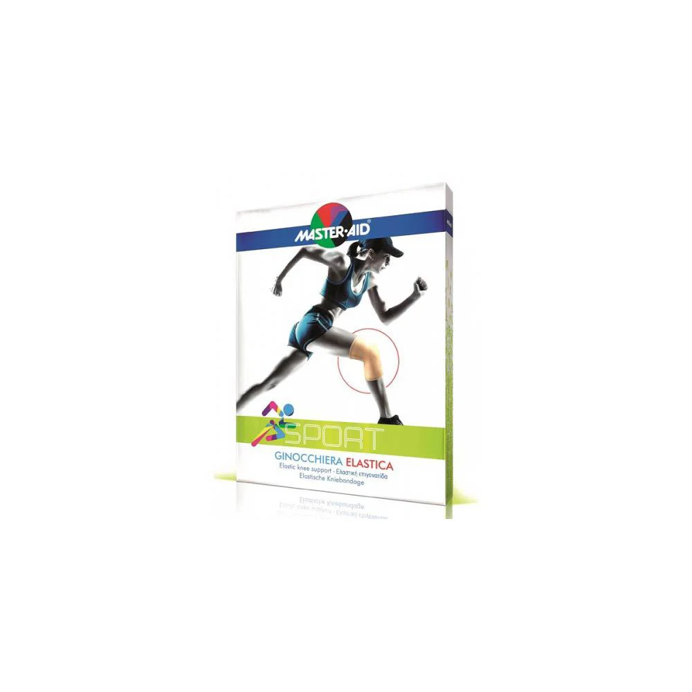 Master-Aid Sport Ελαστική Επιγονατίδα Μedium (33-37) 1 τεμάχιο