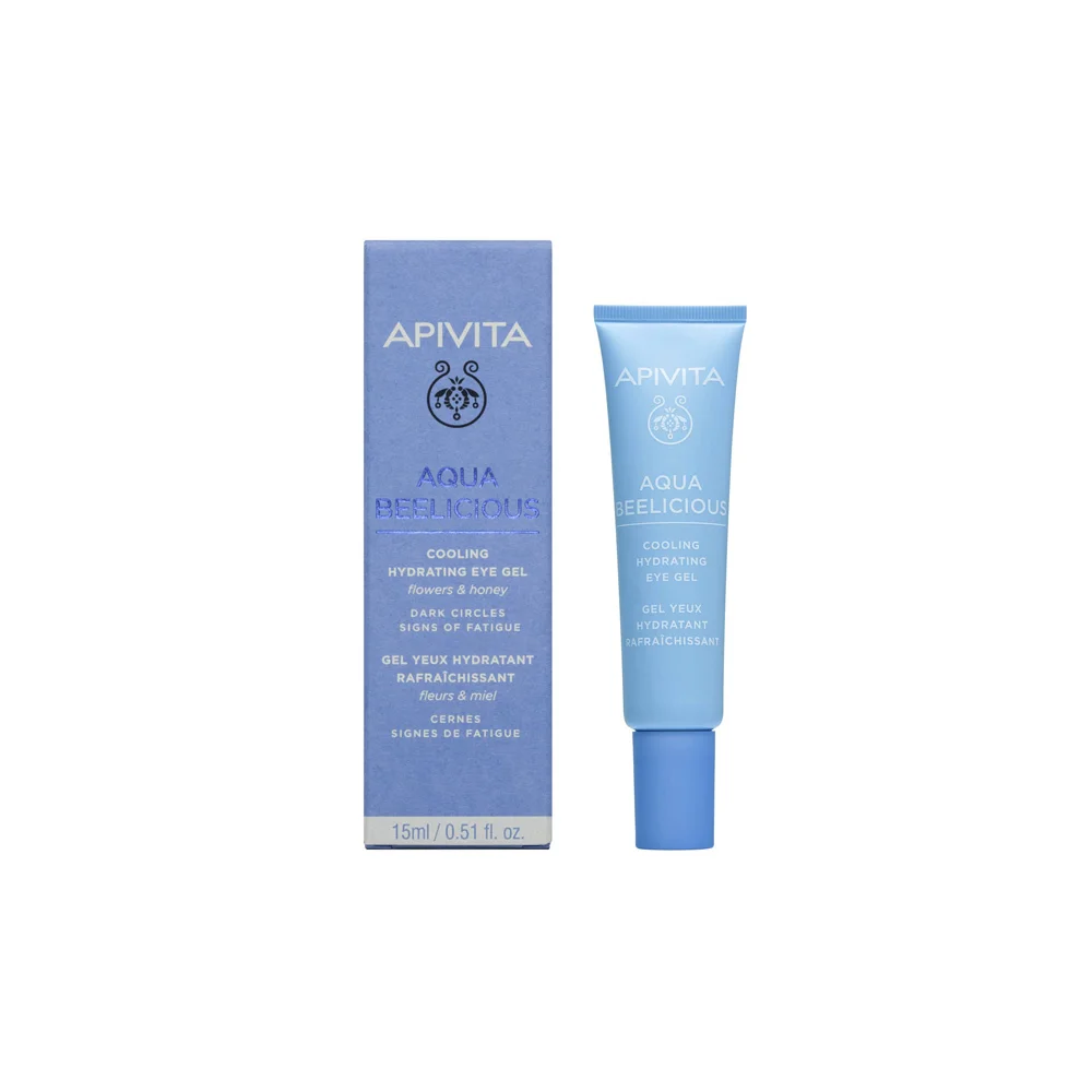 Apivita Aqua Beelicious Δροσιστικό Gel Για Τα Μάτια Με Λουλούδια & Μέλι 15ml