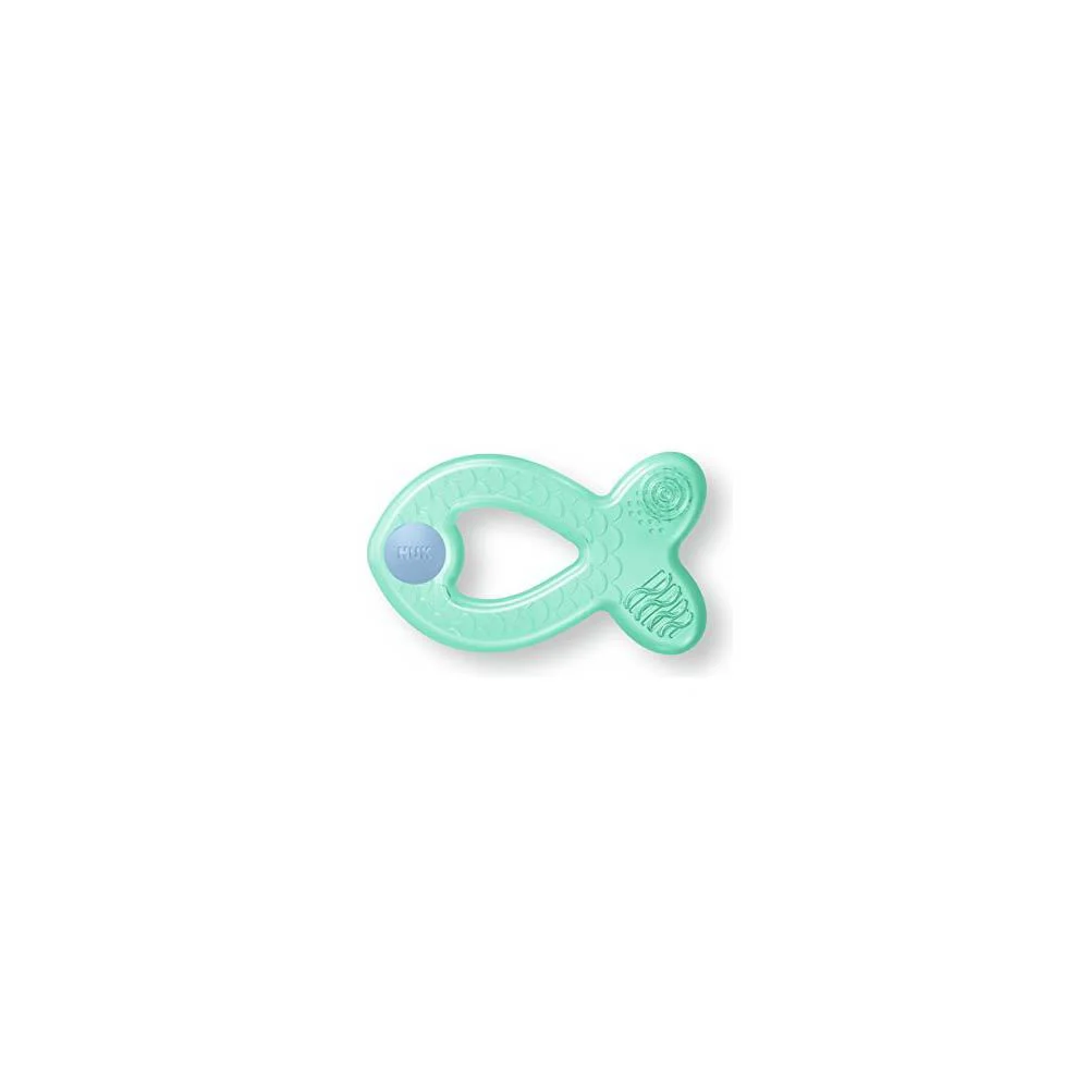 Nuk Extra Cool Teething Ring 3m+ Green Fish 1 picie