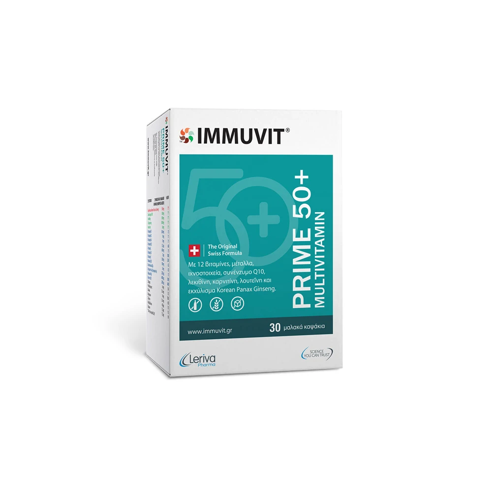 Leriva Immuvit PRIME 50+ Multivitamin soft caps