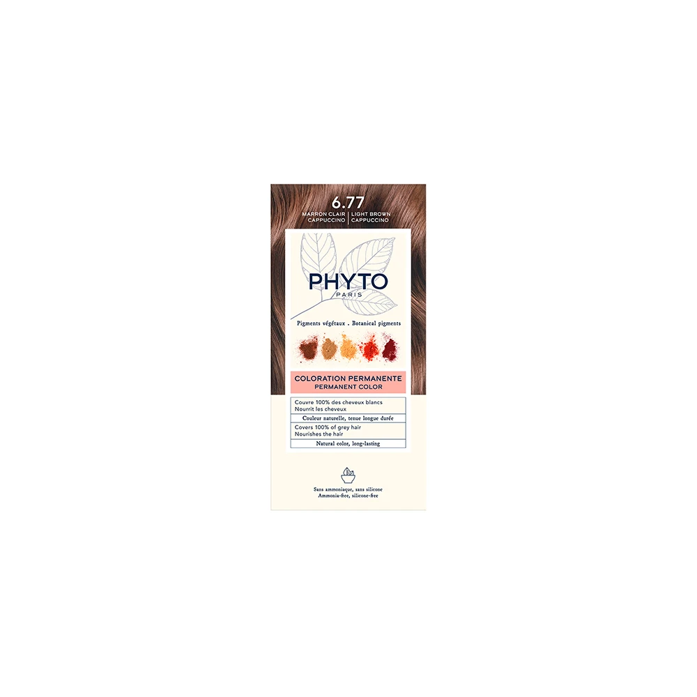 Phyto Phytocolor Νο 6.77 Light Brown Cappuccino 1 piece