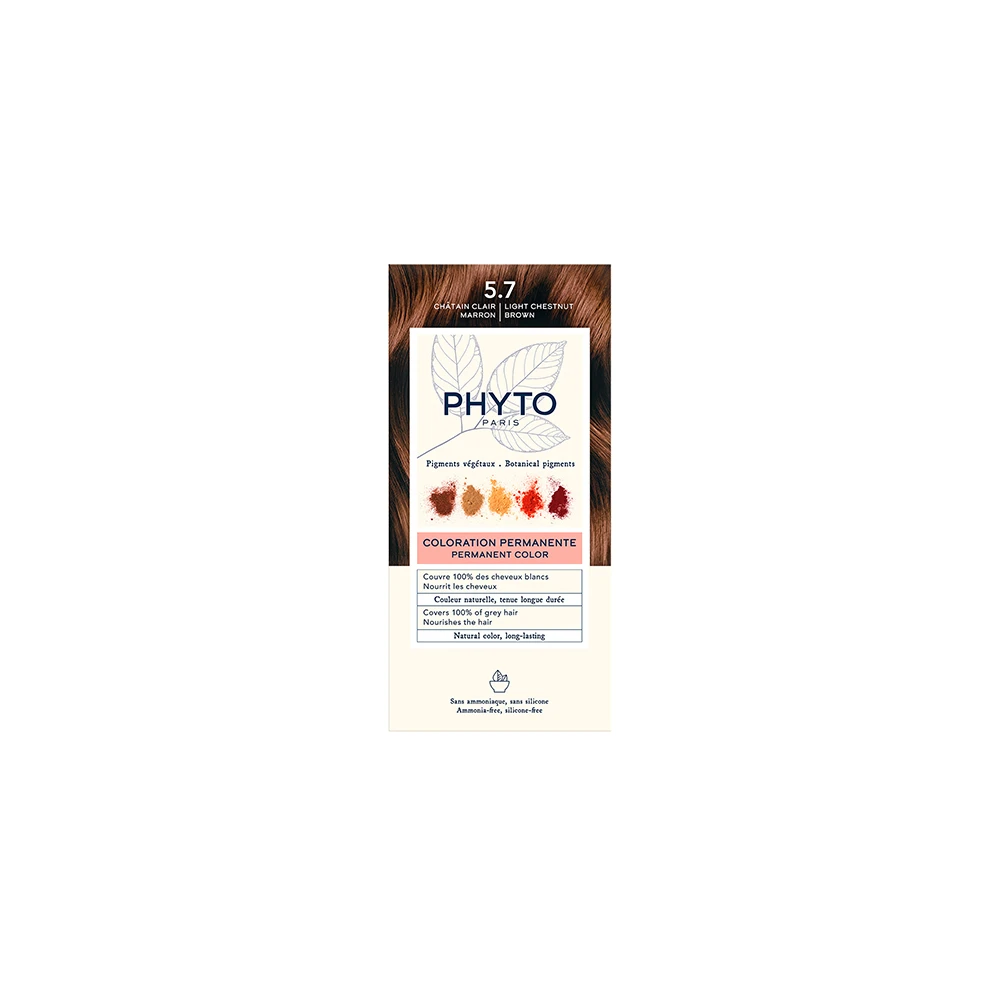 Phyto Phytocolor Νο 5.7 Light Chestnut Brown 1 piece