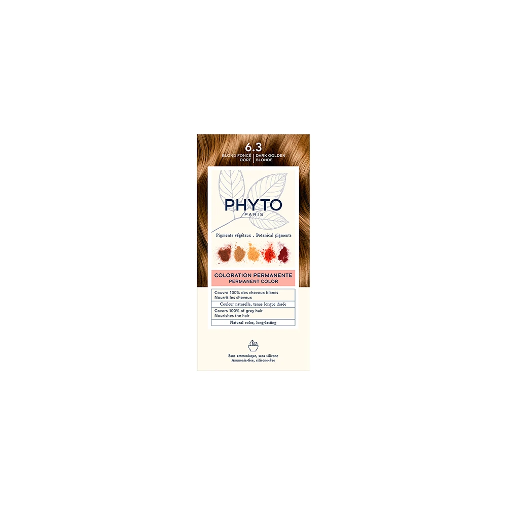 Phyto Phytocolor Νο 6.3 Dark Golden Blonde 1 piece