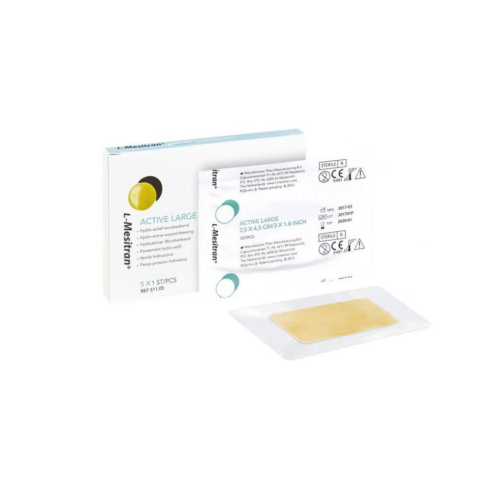 L-Mesitran Hydro Active Wound Dressing Active Large 7.5 x 4.5 cm 1 picie