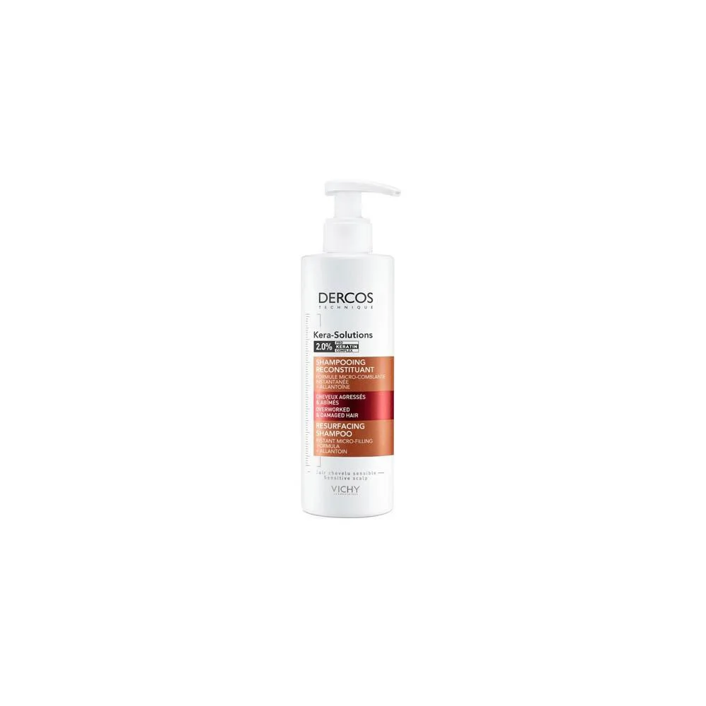 Vichy Dercos Kera Solutions Resurfacing Σαμπουάν Για Ξηρά Ταλαιπωρημένα Μαλλιά 250ml