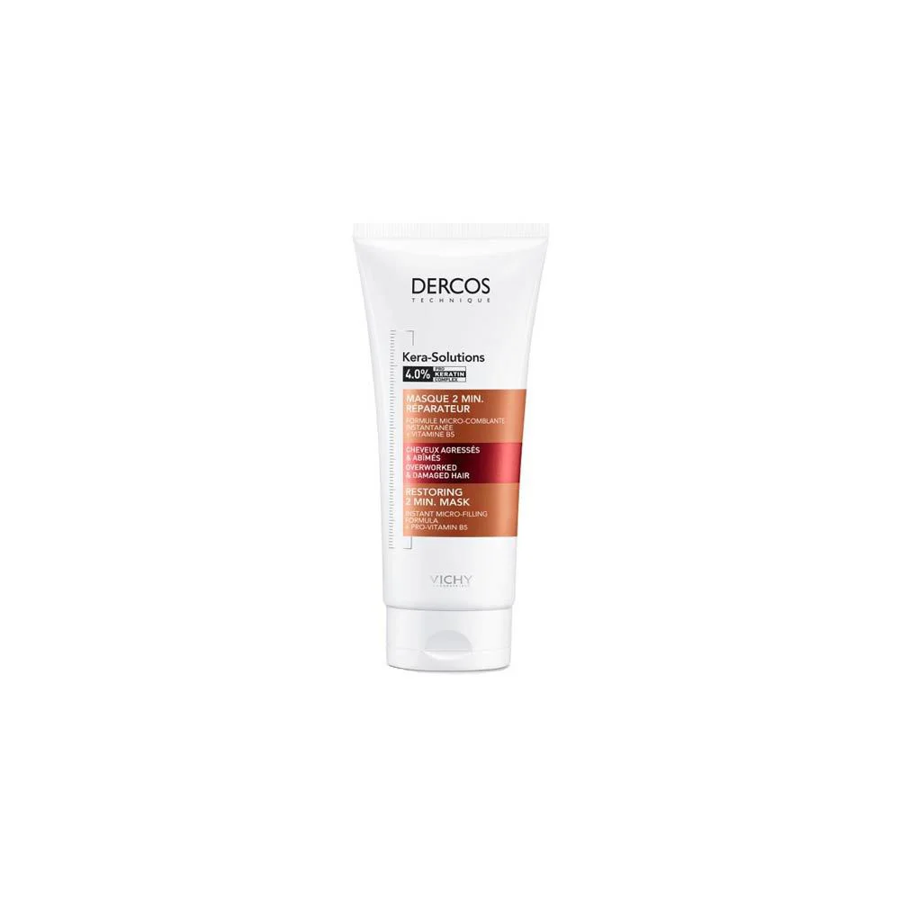 Vichy Dercos Kera-Solutions 2min Restoring Μάσκα Για Ξηρά Ταλαιπωρημένα Μαλλιά 200ml
