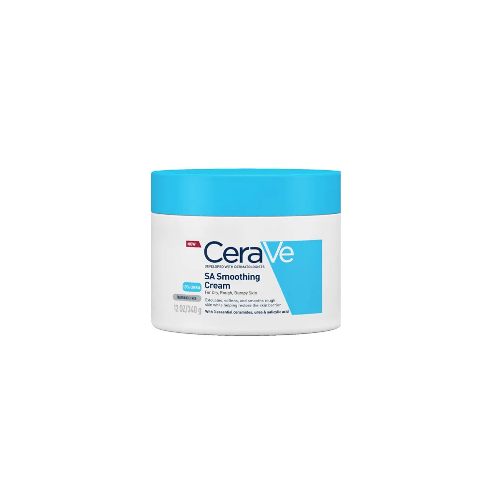 CeraVe Sa Smoothing Cream Moisturizing & Exfoliating Cream With Urea For Dry Skin 340gr