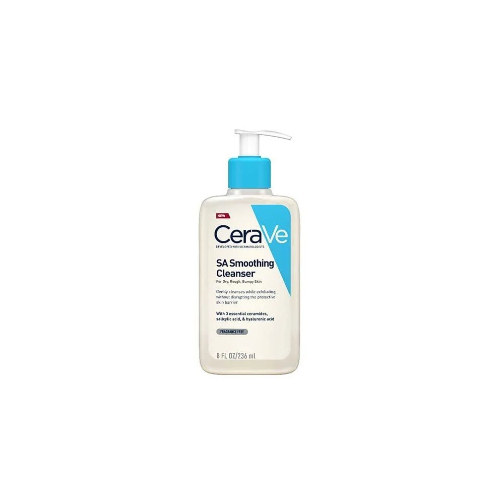 CeraVe SA Smoothing Cleanser For Dry Rough Bumpy Skin 10% Urea 236ml