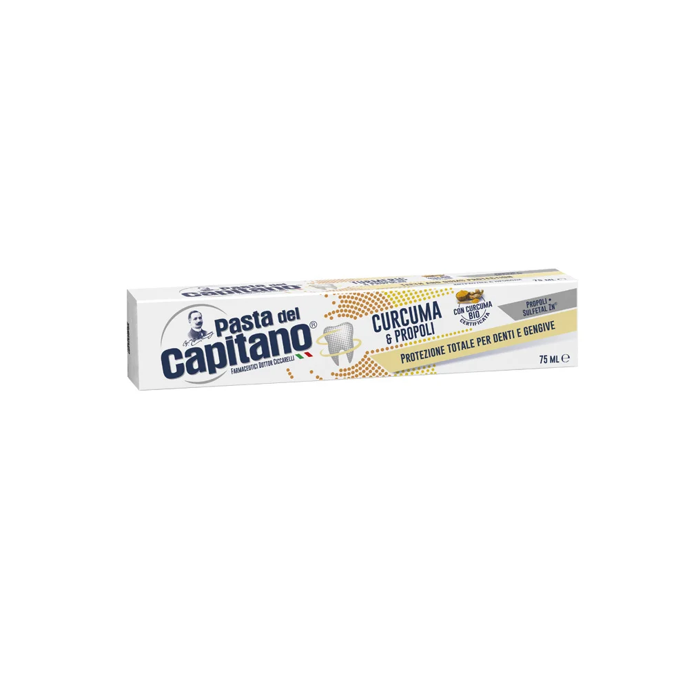 Pasta Del Capitano Οδοντόκρεμα Με Κουρκουμά Και Πρόπολη 75ml