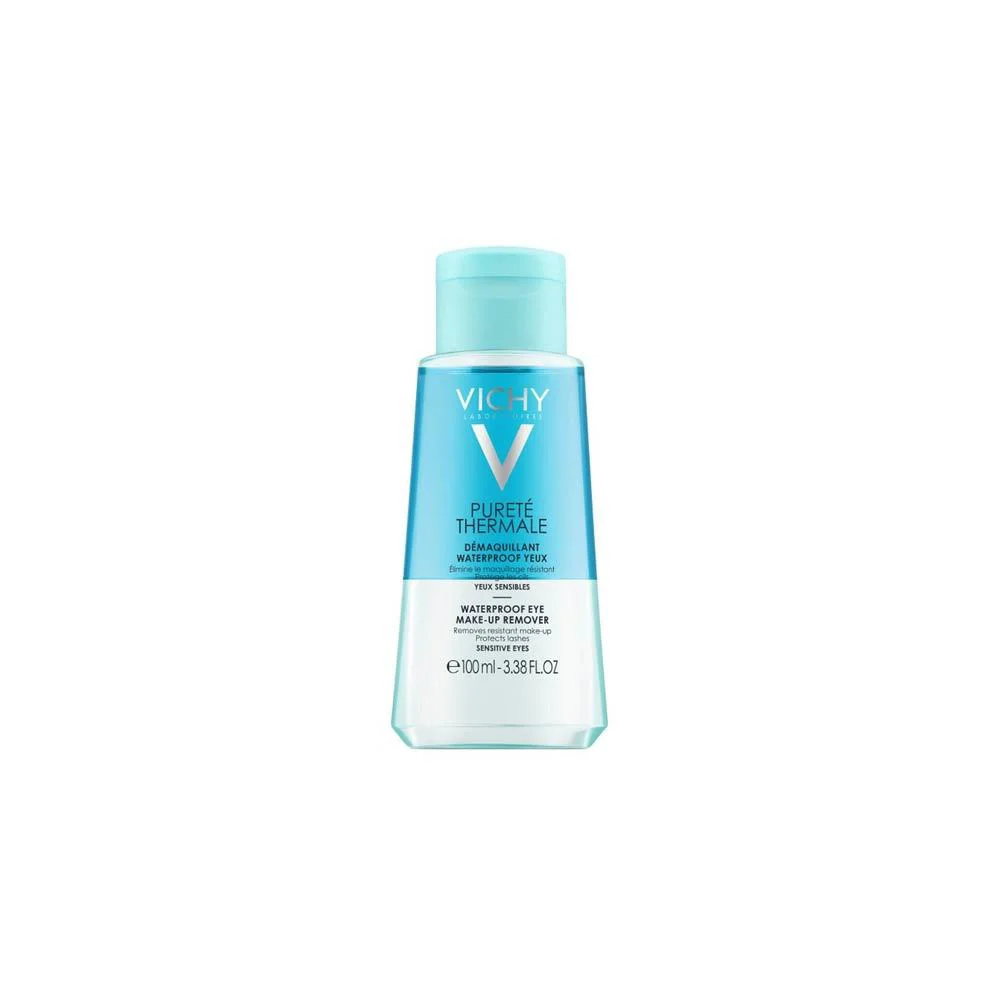 Vichy Purete Thermale Waterproof Eye Make-up Remover Ντεμακιγιάζ Ματιών Για Αδιάβροχο Μακιγιάζ 100ml
