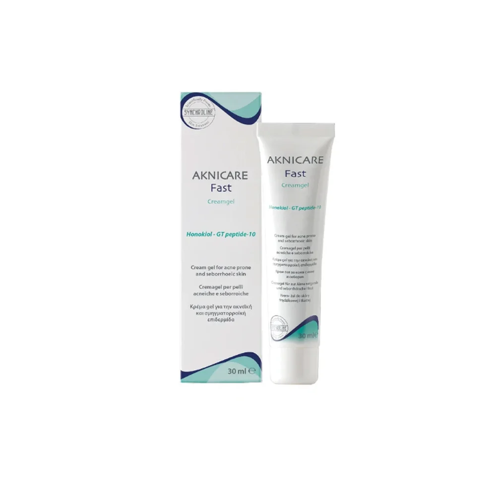 Synchroline Aknicare Fast Creamgel Kρέμα Για Την Ακνεϊκή & Σμηγματορροϊκή Επιδερμίδα 30ml