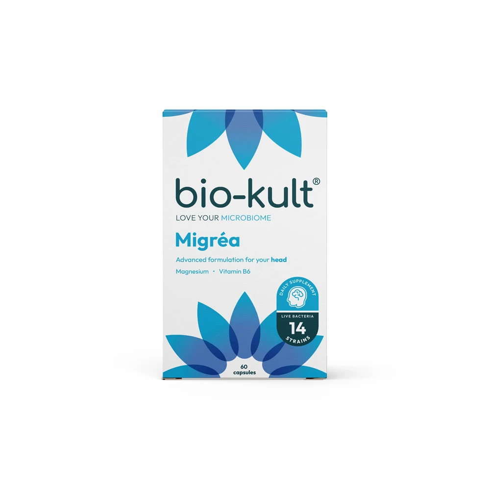 Bio-Kult Migrea Προβιοτική Φόρμουλα Που Συμβάλλει Στην Ομαλή Λειτουργία Των Νεύρων Του Εγκεφάλου 60 κάψουλες