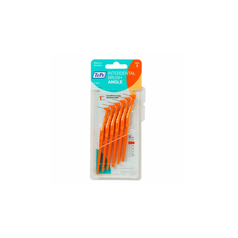 Tepe Angle Interdental Brush 0.45mm Orange 6 picies