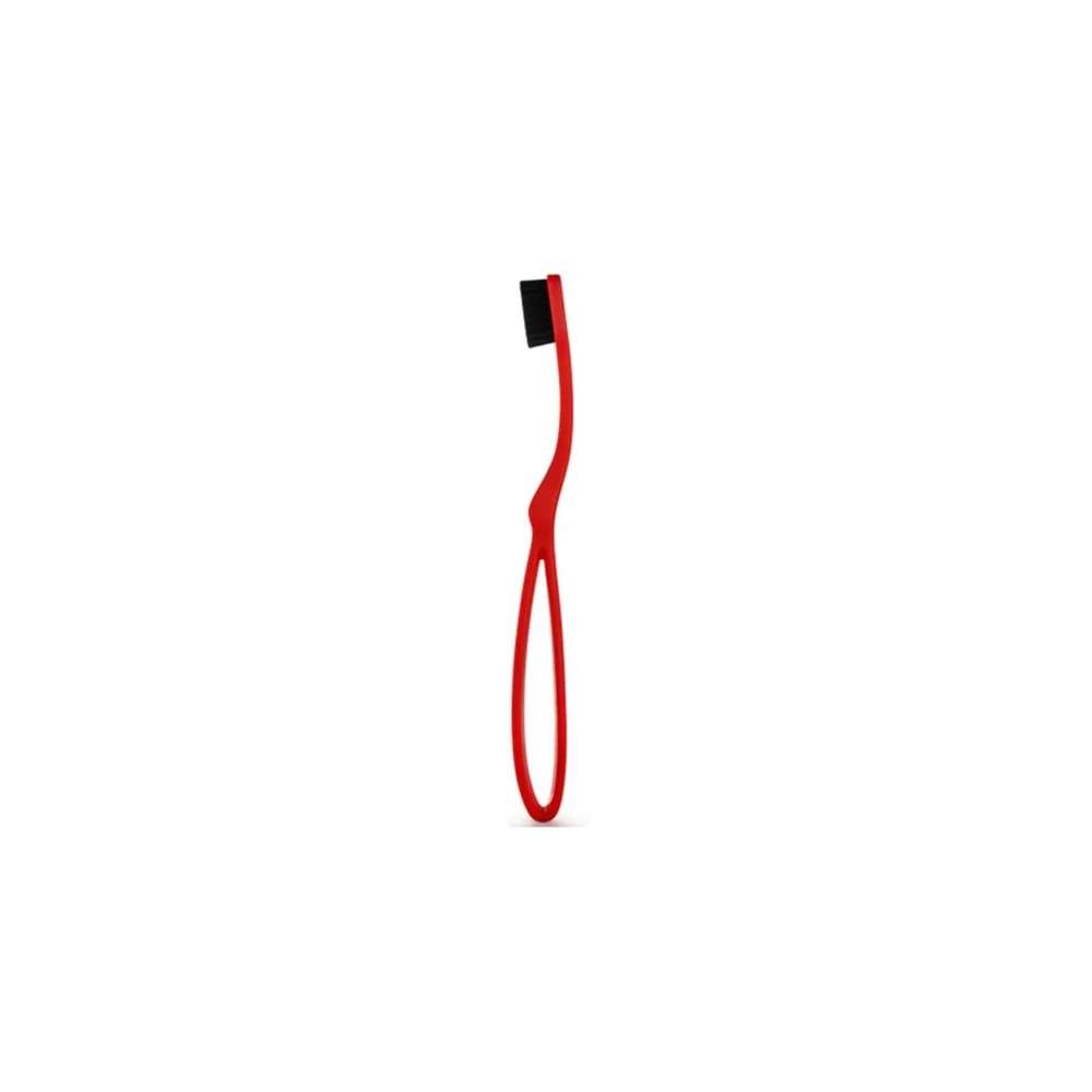 InterMed Professional Ergonomic Toothbrush Soft Red Οδοντόβουρτσα Κόκκινη Μαλακή 1 τεμάχιο