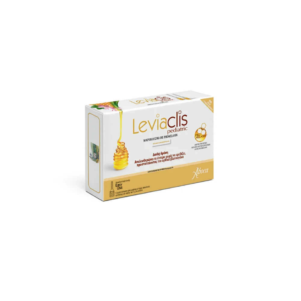Aboca Leviaclis Pediatric Βρεφικά Παιδικά Μικροκλύσματα Μελιού 6x5gr