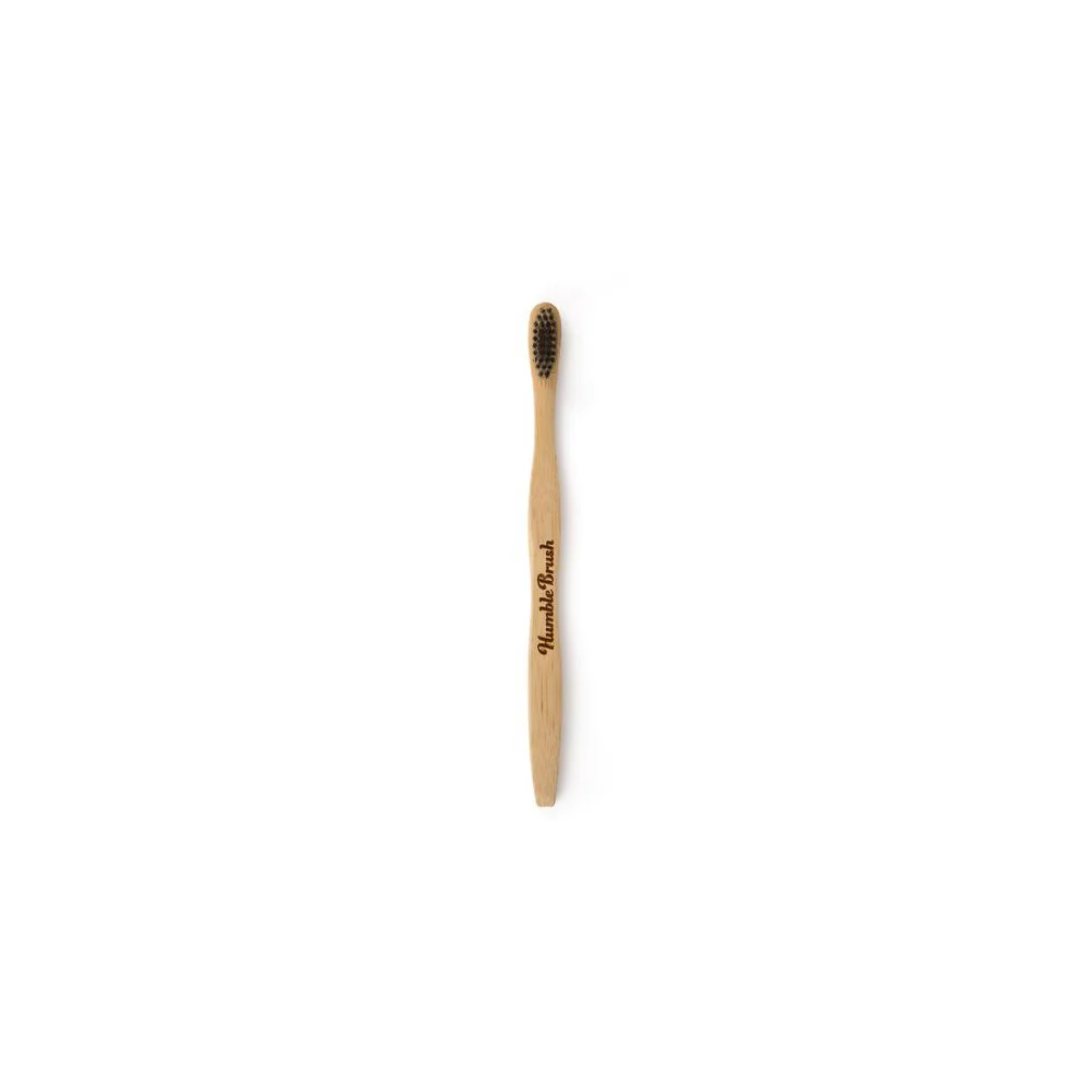 The Humble Co. Humble Brush Οδοντόβουρτσα Bamboo Soft Ενηλίκων Μαύρη 1 τεμάχιο