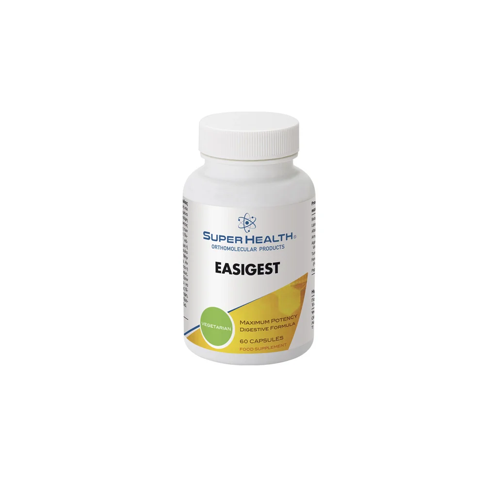 Super Health Easigest Πεπτικά Ένζυμα 60 κάψουλες