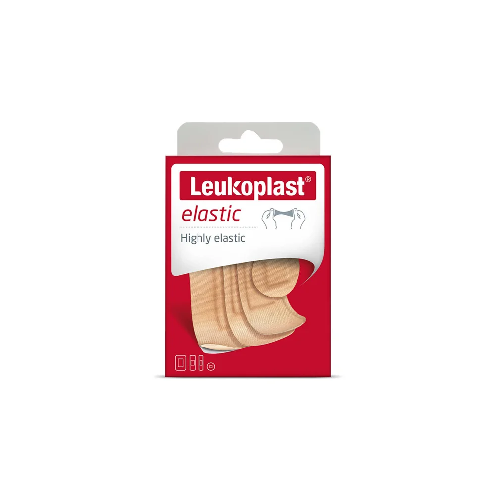 Leukoplast Elastic Pads In 4 Sizes (8pcs x 24mm, 18pcs x 19x72mm, 10pcs x 25x72mm , 4pcs x 50x72mm) 40 picies
