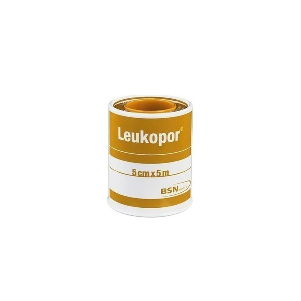 Leukopor Adhesive Bandage Tape 5cm x 5 m 1 picie