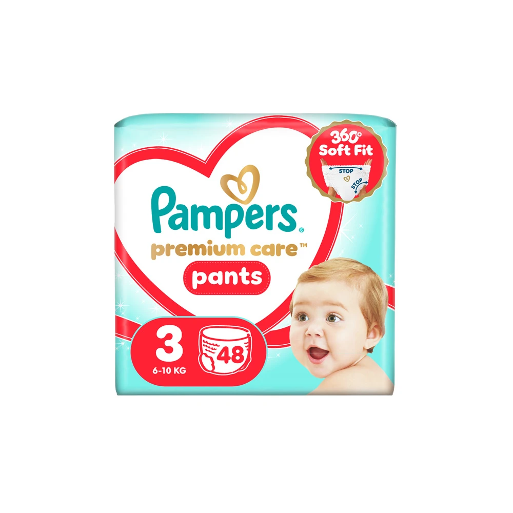 Pampers Premium Care Pants Size 3 (6-11kg) 48 diapers
