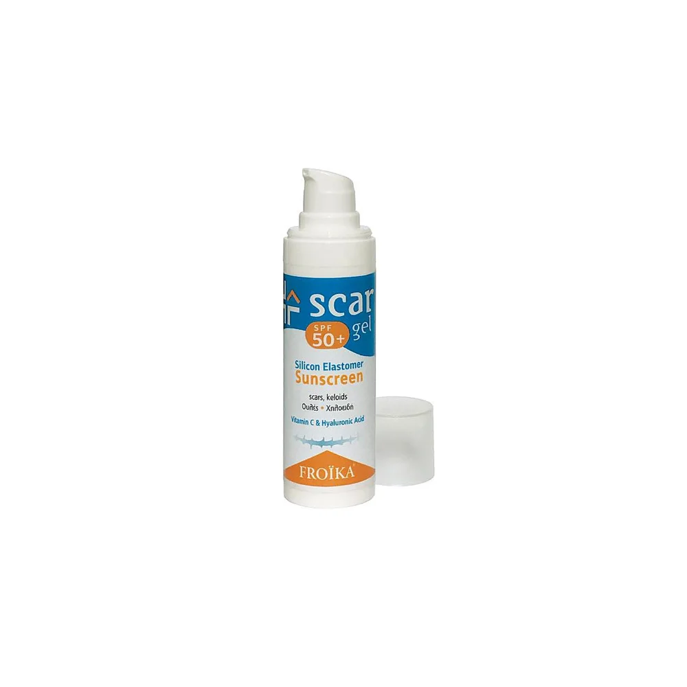 Froika Scar Gel SPF50+ Silicone Gel With Hyaluronic Acid Scars With Sun Protection 15ml