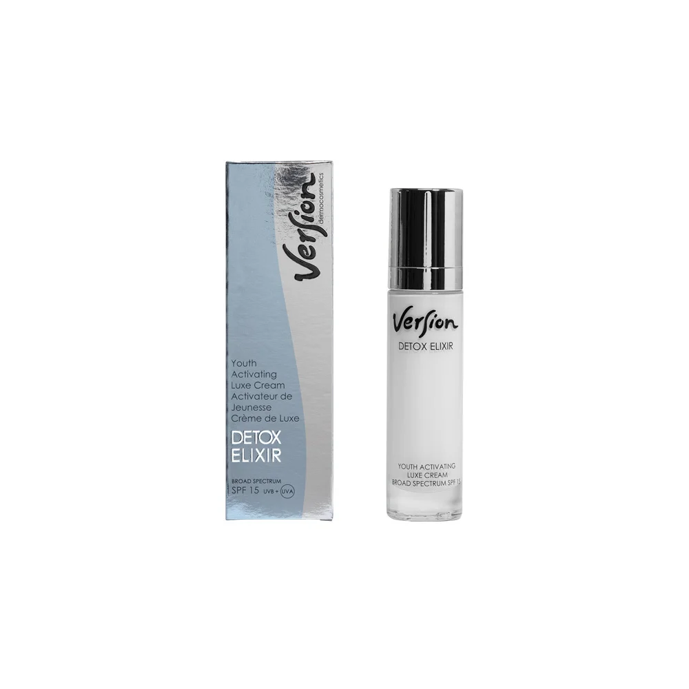 Version Detox Elixir Cream SPF15 Αντιρυτιδική Κρέμα Προσώπου Mε Αντιοξειδωτική Δράση 50ml