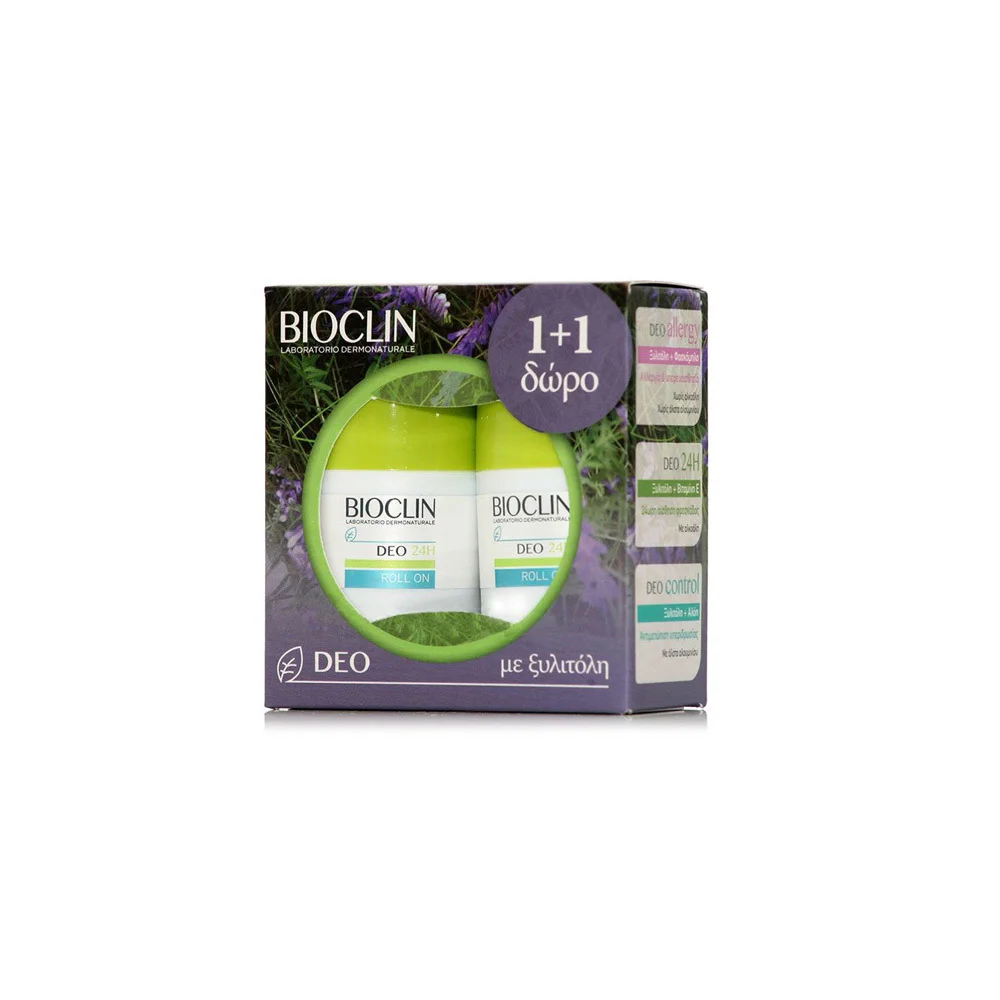 Bioclin Promo (1+1 Δώρο) Deo 24h Alcohol Free Roll-On Αποσμητικό 50ml