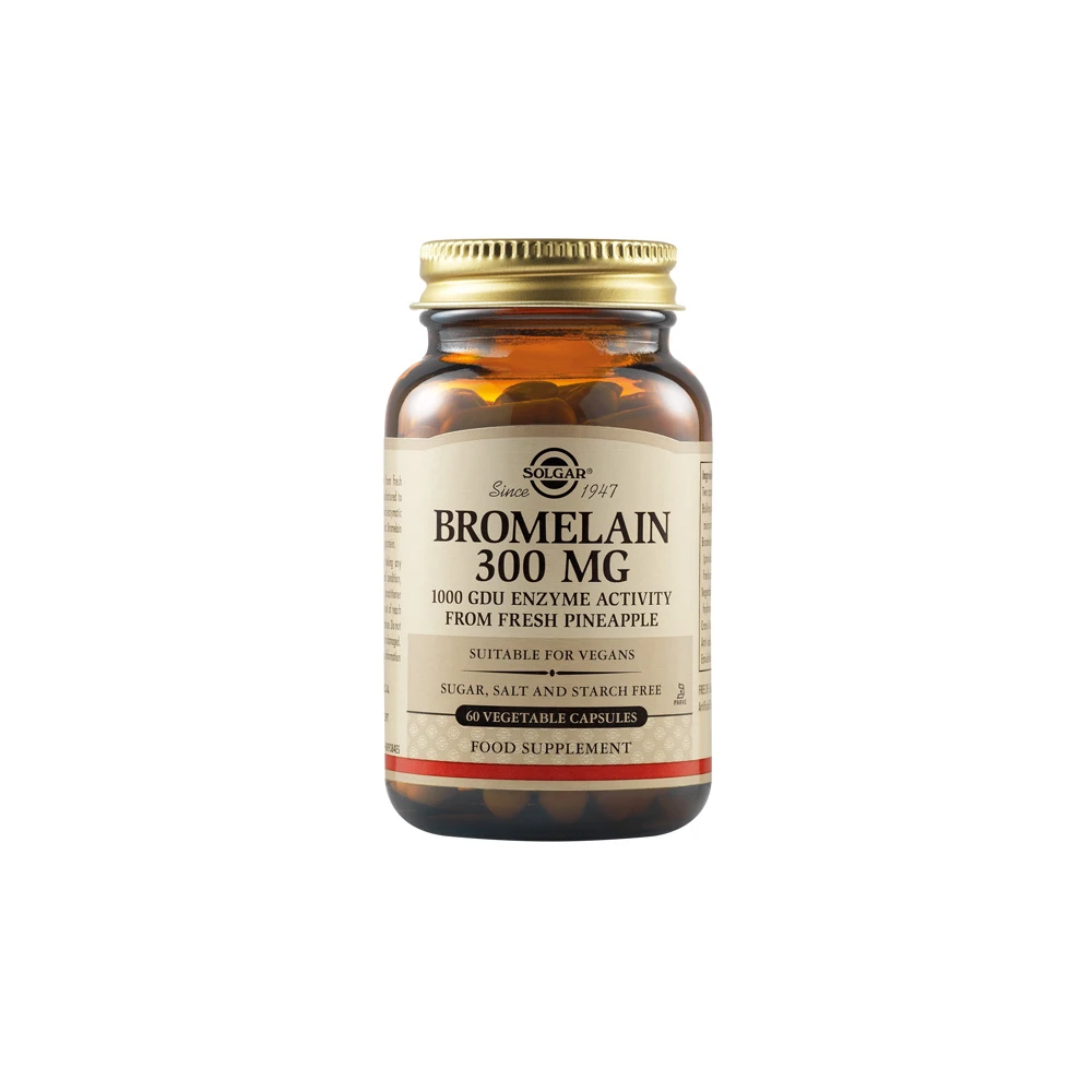 Solgar Bromelain 300mg 60 vegan caps