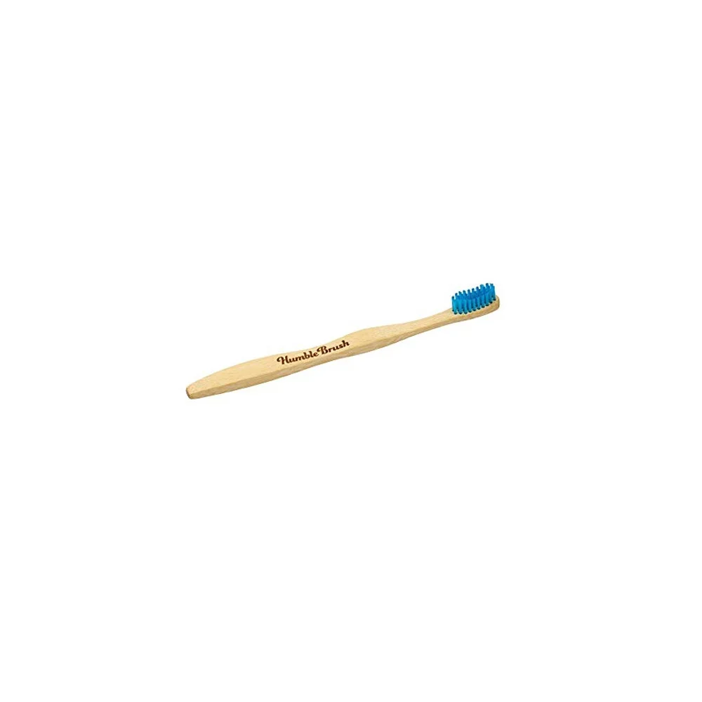 The Humble Co. Humble Brush Οδοντόβουρτσα Bamboo Medium Ενηλίκων Μπλέ 1 τεμάχιο