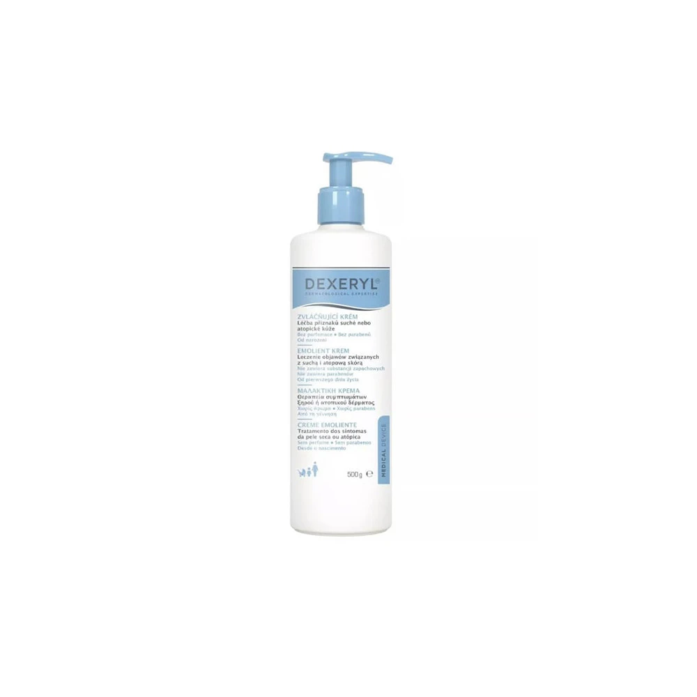 Dexeryl Emollient Cream Μαλακτική Κρέμα Για Ξηρές Ή Ατοπικές Επιδερμίδες 500gr