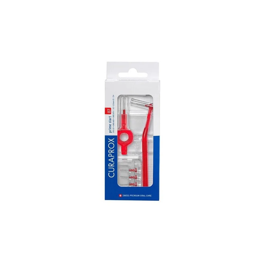 Curaprox Prime Start 07 Μεσοδόντια Βουρτσάκια Κόκκινο 5 τεμάχια