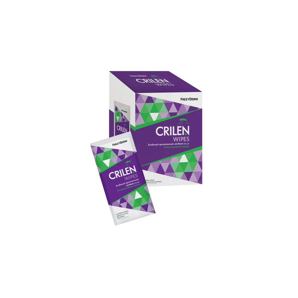 Frezyderm Crilen Moisturizing Insect Repellent Wipes 20 pieces