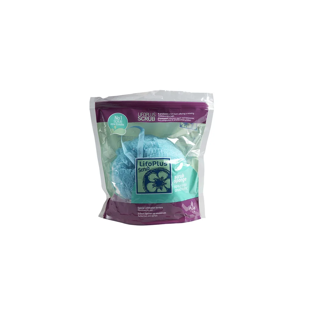 LifoPlus Scrub Sponge Blue 1 picie