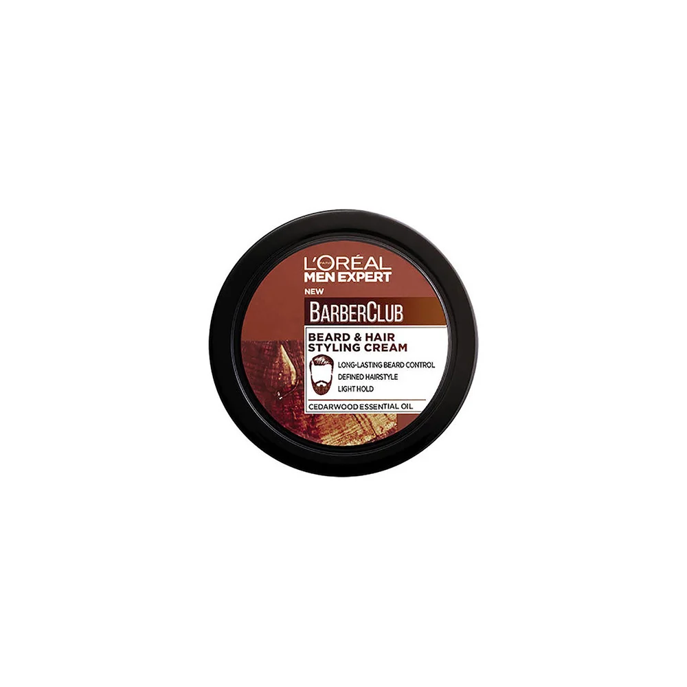 L'Oreal Paris Men Expert Barber Club Grooming Cream For Face & Hair Light Hold 75ml
