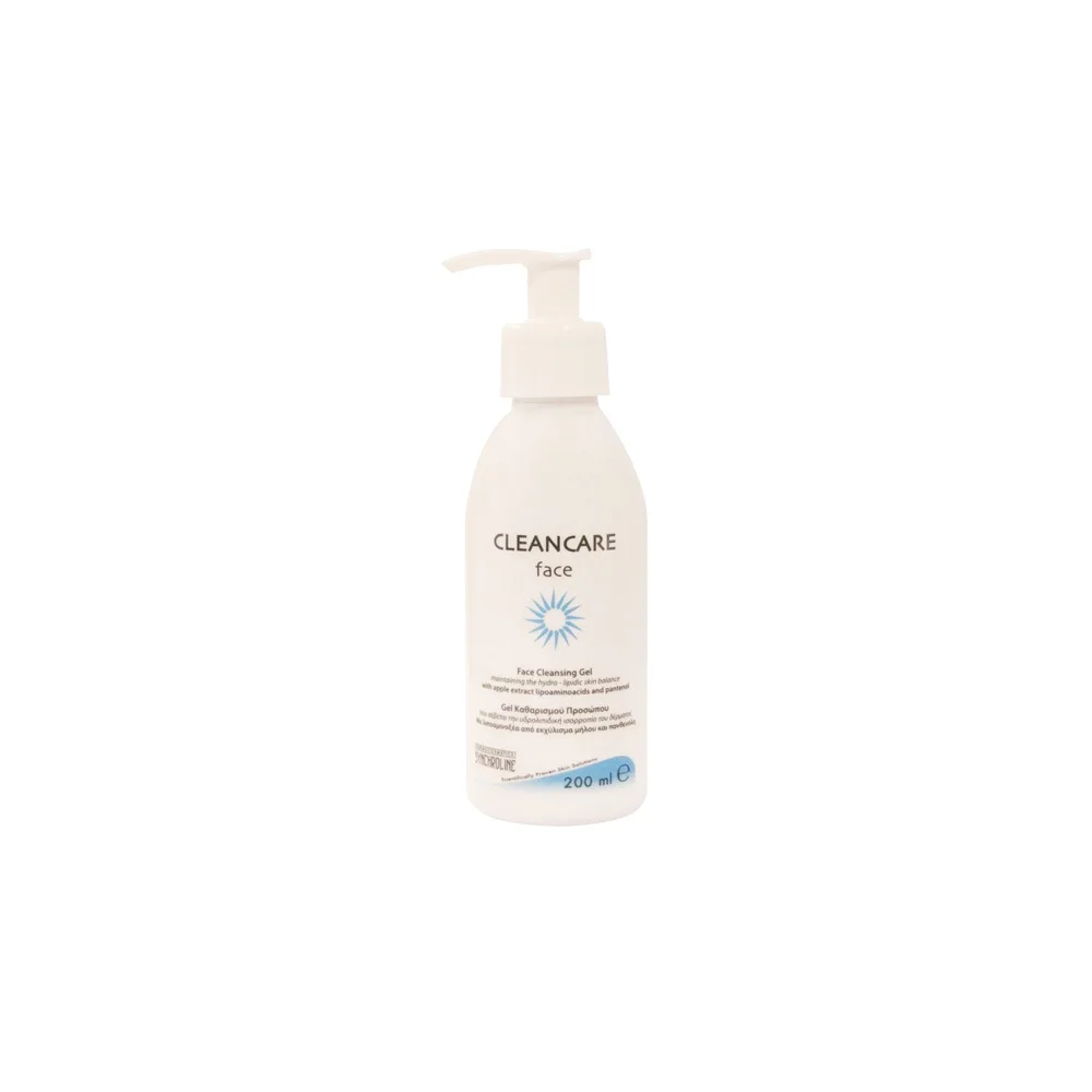 Synchroline Cleancare Face Gel Τζελ Καθαρισμού Προσώπου 200ml