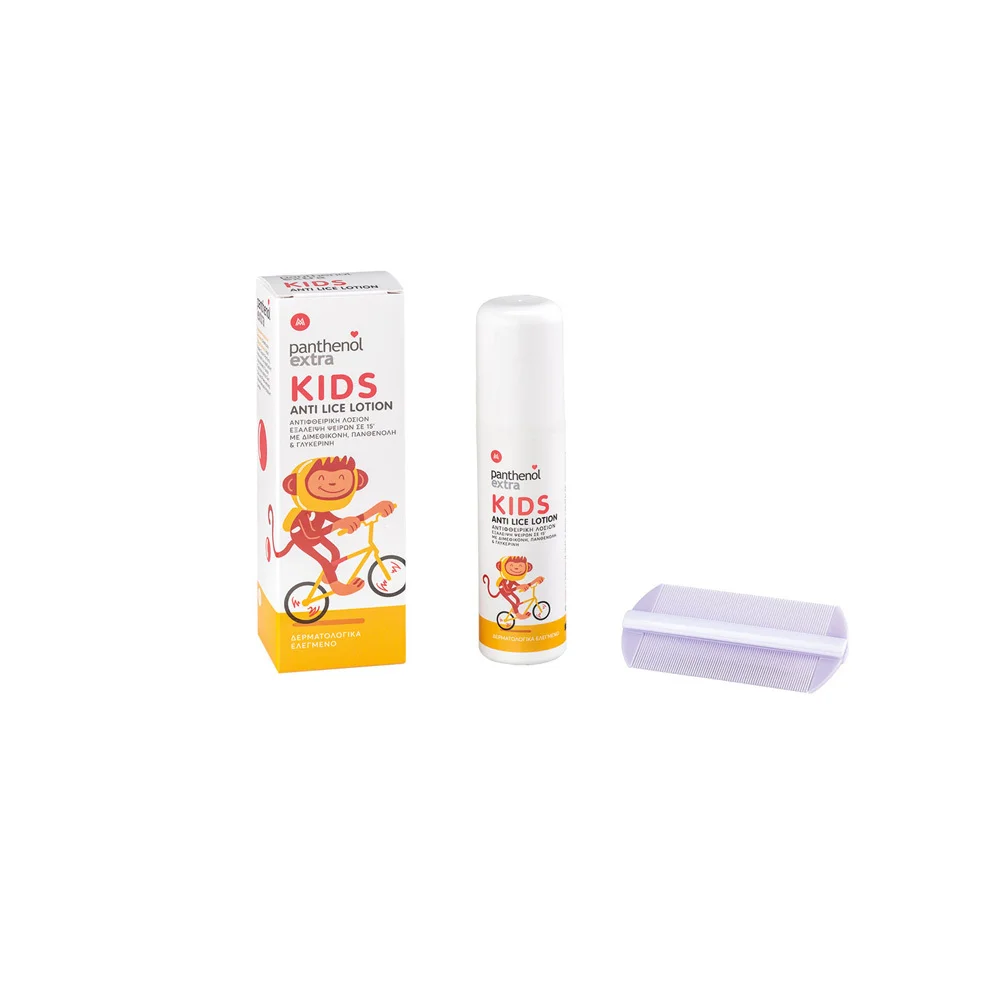 Medisei Panthenol Extra Kids Anti-Lice Lotion 125ml & Comb 1 picie