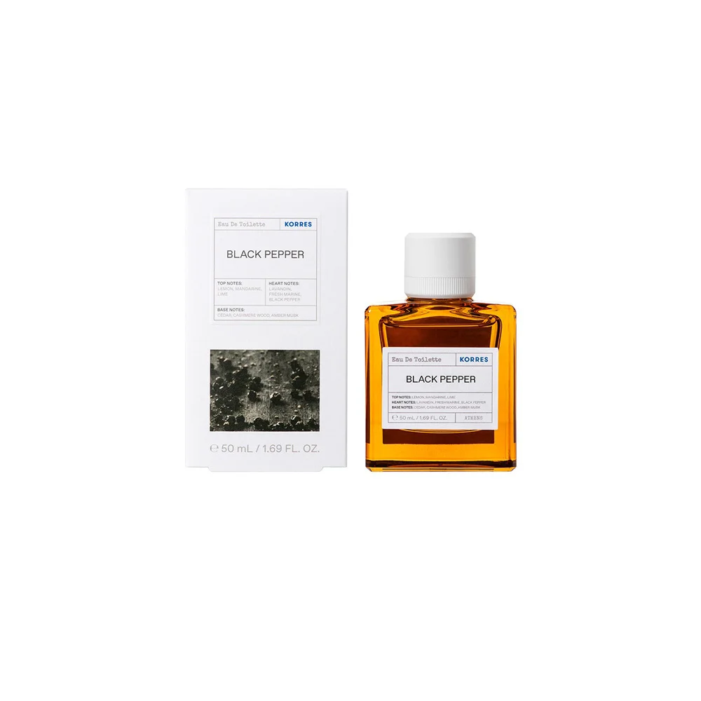 Korres Eau De Toilette Black Pepper Ανδρικό Άρωμα 50ml