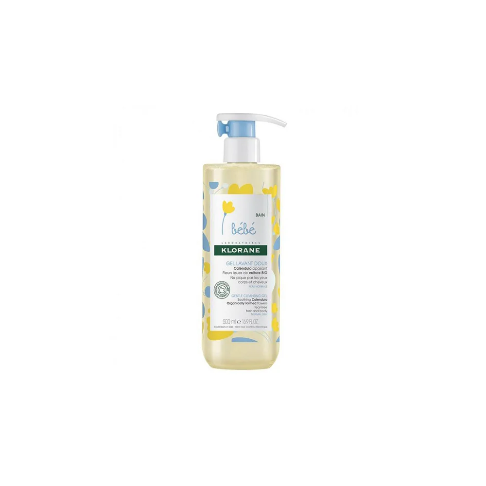 Klorane Bebe Gel Lavant Doux Απαλό Τζελ Καθαρισμού Για Μωρά 500ml