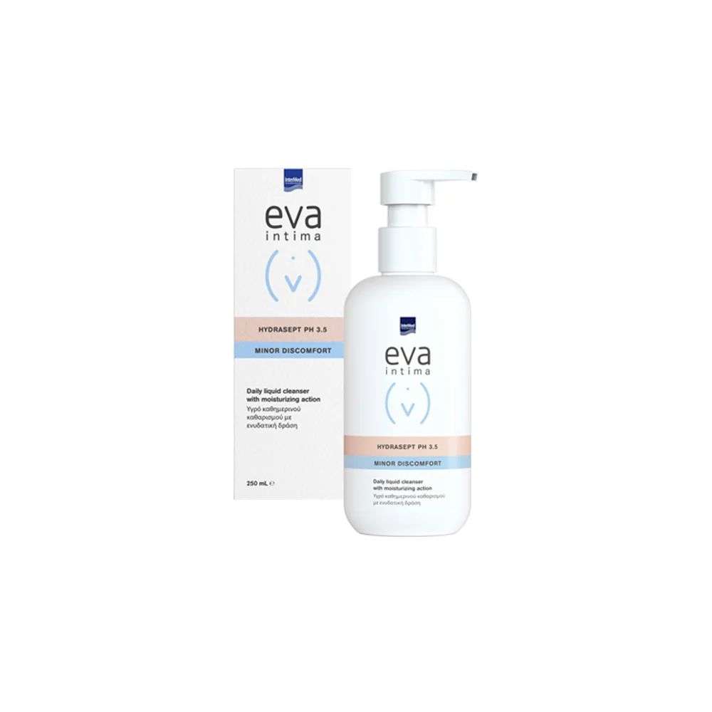 InterMed Eva Intima Hydrasept pH3.5 Minor Discomfort Υγρό Καθαρισμού Για Την Ευαίσθητη Περιοχή 250ml