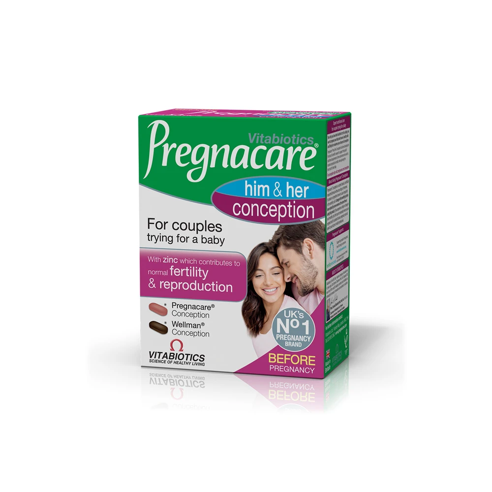 Vitabiotics Pregnacare Him & Her Conception 60 tabs