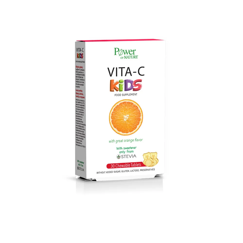 Power Health Vita–C Kids Vitamin C Dietary Supplement For Children With Stevia 30 chew.tabs